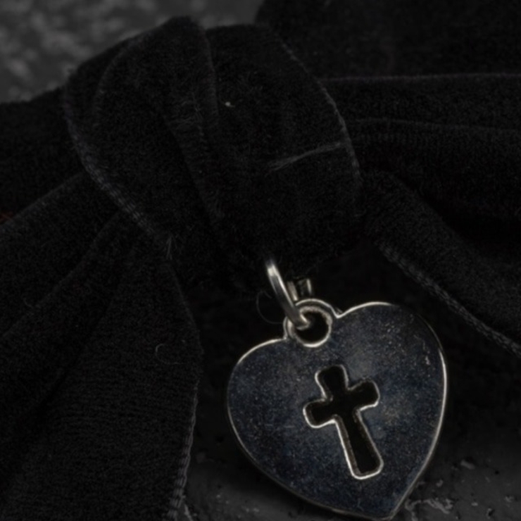 クロスハートリボンヘアピン 全1色(2個セット)ブラック 黒 | ililil | 詳細画像11 