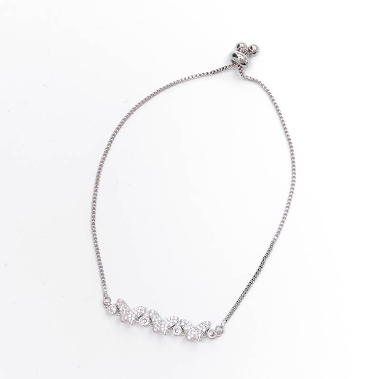 ルミナスバタフライビジューブレスレット[店内アクセ] | Dazzy | 詳細画像2 