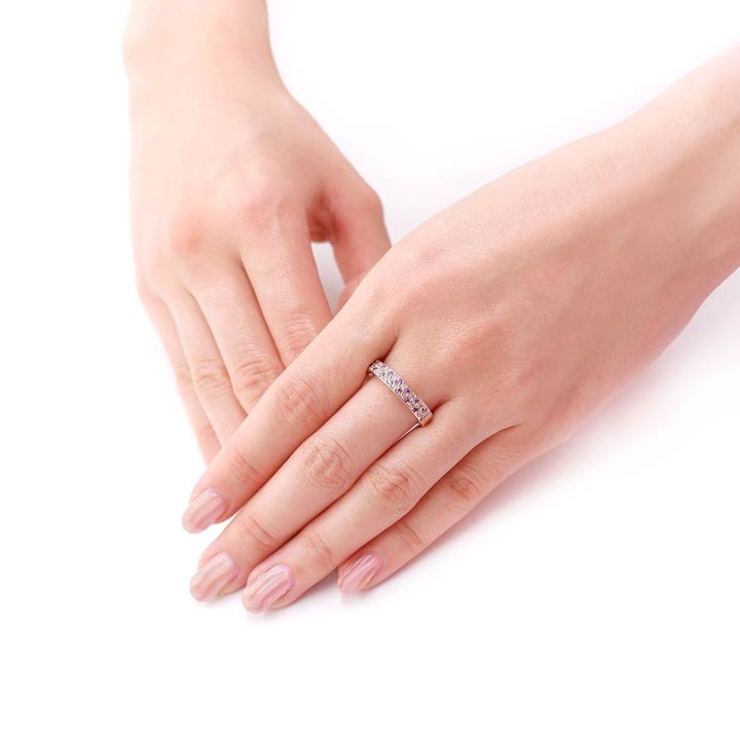 アクセサリー レディース パープル＆ホワイト | Dazzy | 詳細画像4 