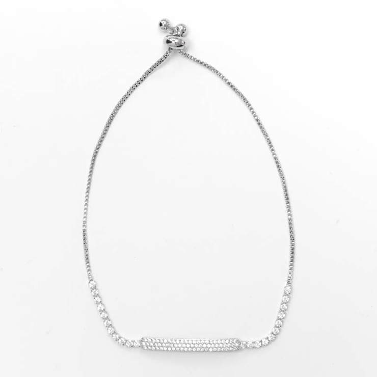 グリッター スクエア ビジュー ブレスレット[店内アクセ] | Dazzy | 詳細画像2 