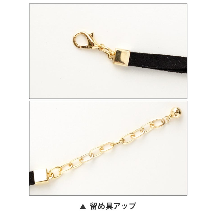 ビジュー付きベージュチョーカー M ビジュー付きベージュチョーカー M