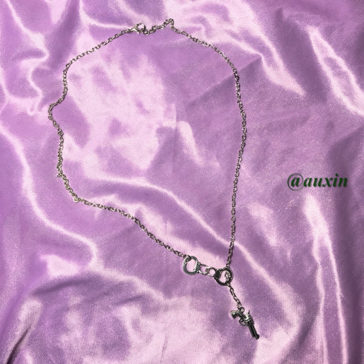 ピストル＆ハンドカフモチーフ ネックレス シルバー | Decorative  | 詳細画像6 