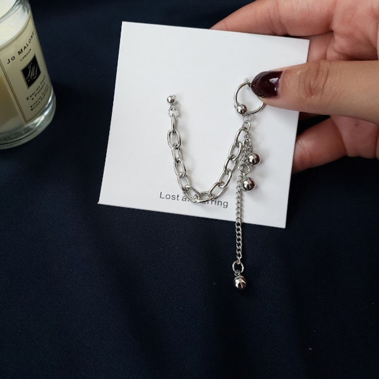 シルバーチェーン イヤーカフピアス 片耳用 | Decorative  | 詳細画像5 