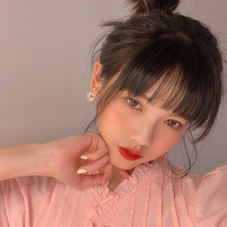 Cuteなピンクハートピアス[品番：DCTW0003040]｜Decorative