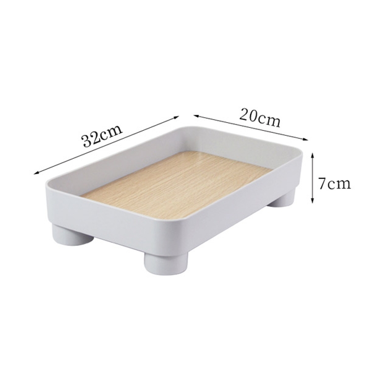 人気の雑貨がズラリ！ 角型 脚付きトレー[品番：DCTW0004273]｜Decorative トレー 工芸品
