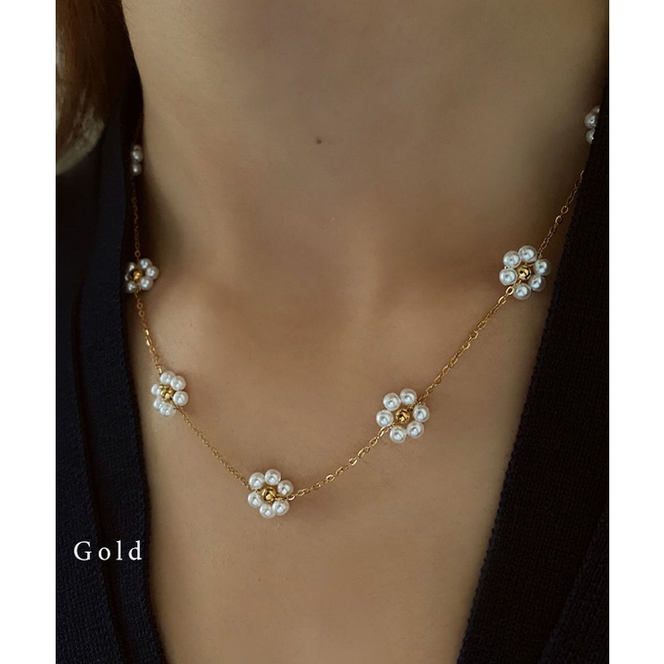 フラワー パール メタリック | レースレディース  | 詳細画像2 