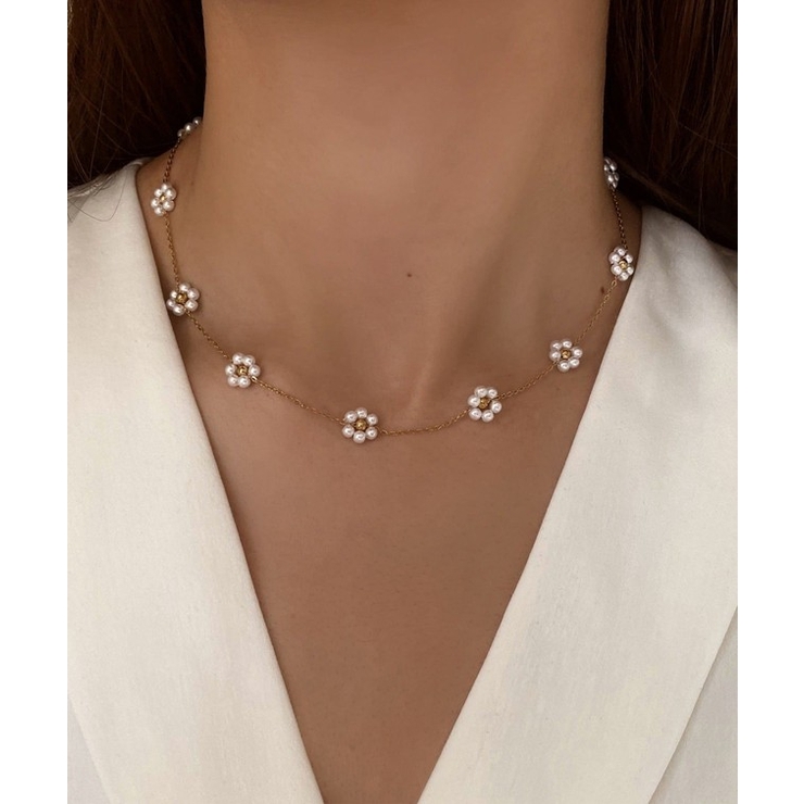 フラワー パール メタリック | レースレディース  | 詳細画像3 