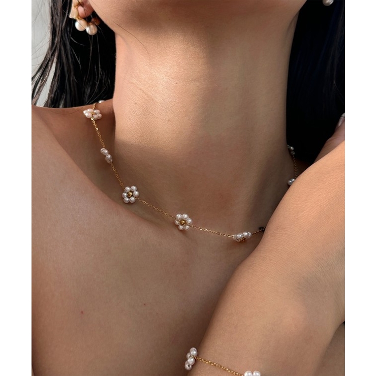 フラワー パール メタリック | レースレディース  | 詳細画像5 