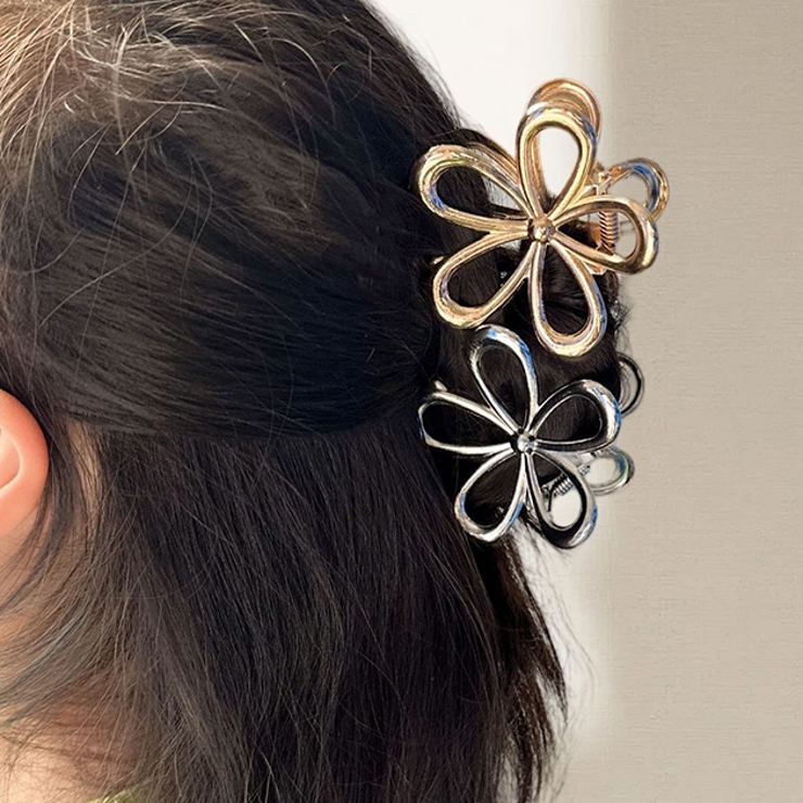 【2点セット】メタリック フラワー モチーフ | レースレディース  | 詳細画像1 