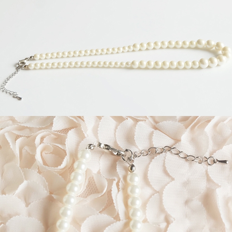 パール二連ネックレス レディース パールネックレス | レースレディース  | 詳細画像5 