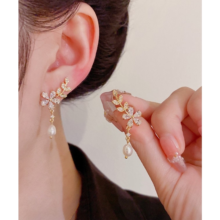 ボタニカル モチーフ パール | レースレディース  | 詳細画像5 