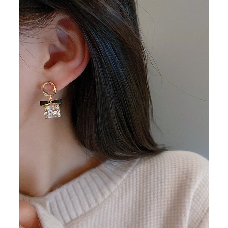 配色 リボン クリア | レースレディース  | 詳細画像3 