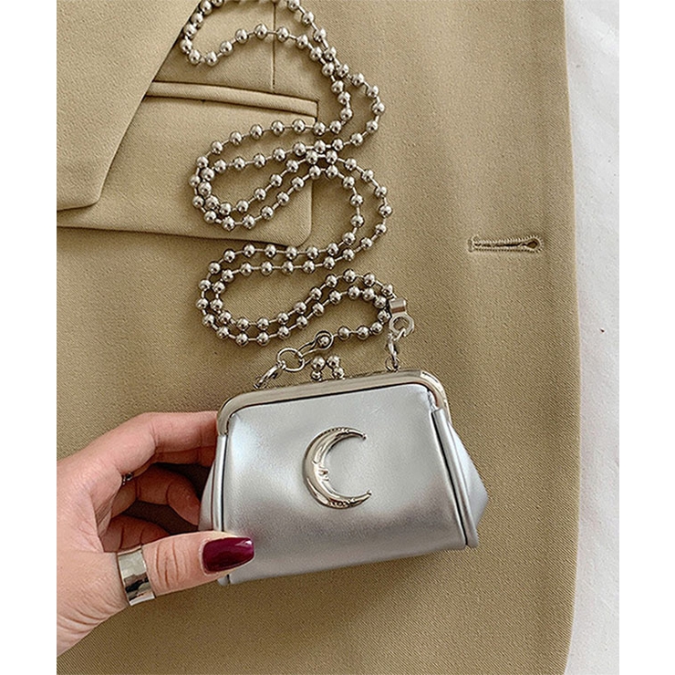 レザー調 ボールチェーン ムーンモチーフ | レースレディース  | 詳細画像12 