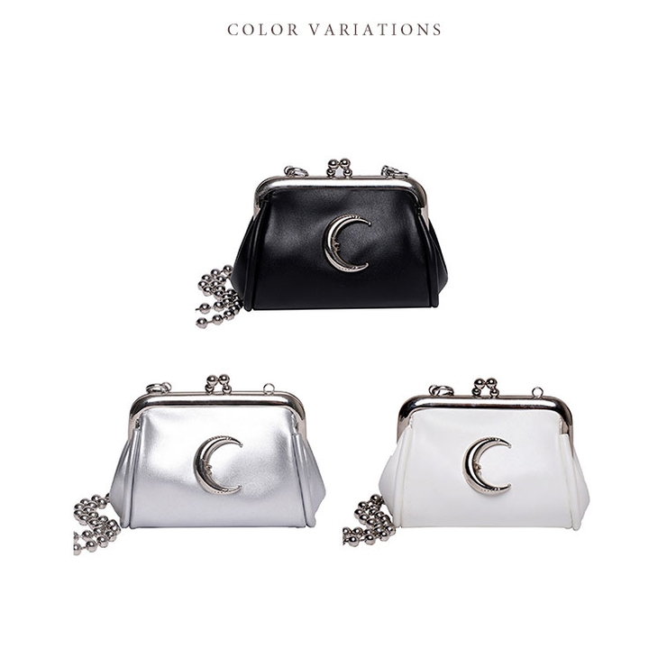 レザー調 ボールチェーン ムーンモチーフ | レースレディース  | 詳細画像6 