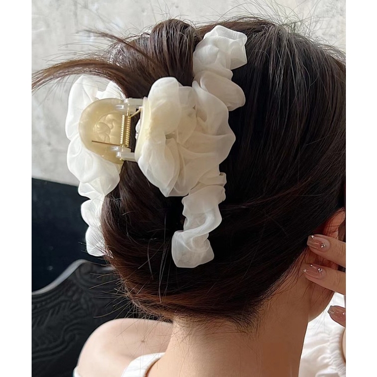 シュシュ風 シアー フリル | レースレディース  | 詳細画像12 