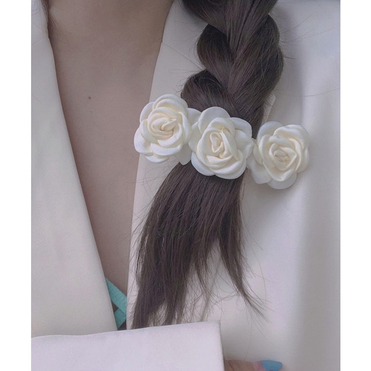 【2点セット】3連 ローズ ヘア | レースレディース  | 詳細画像10 