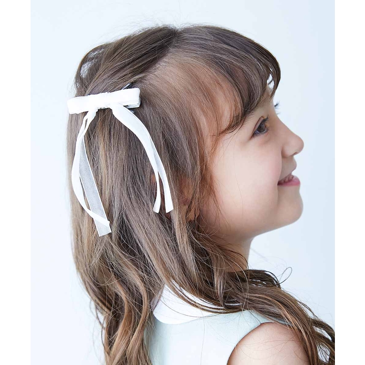 012-細リボンピン-オフ | えらべるフォーマルヘアアクセサリー 子供服 キッズ | devirock