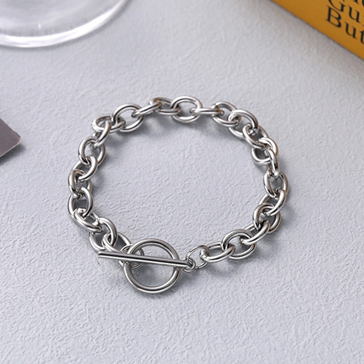 チェーンデザインマンテルブレスレット チェーン ブレスレット[品番