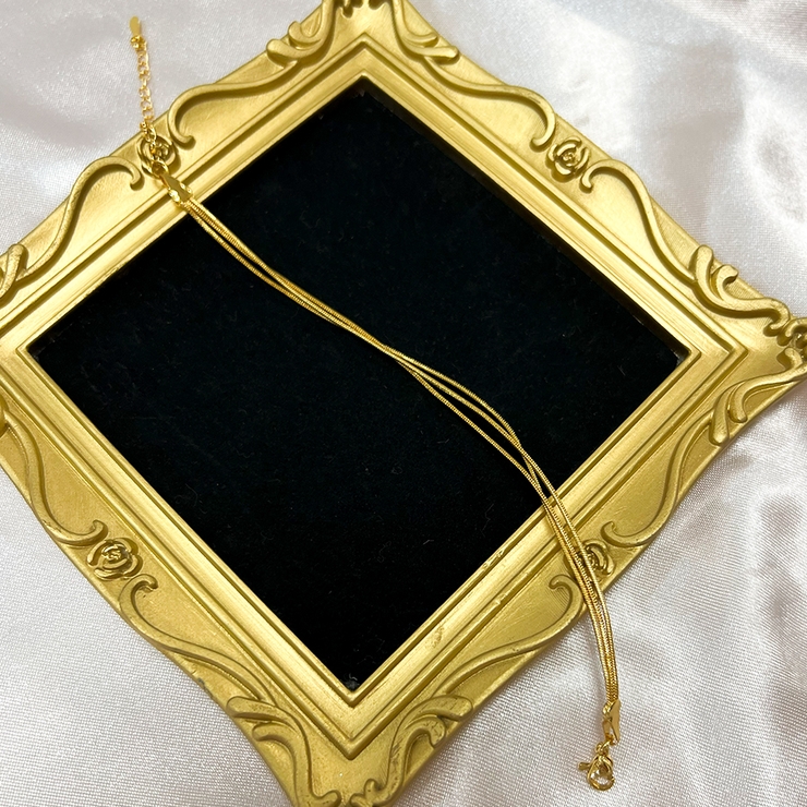 3連シンプルブレスレット 3連チェーン ブレスレット | インナーショップDiamondHearts  | 詳細画像11 