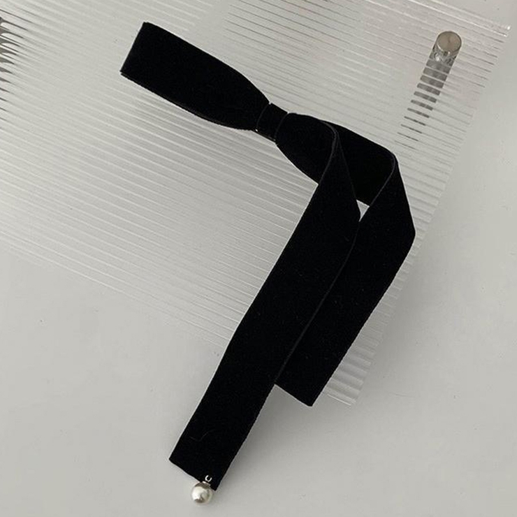 パール付変形リボンヘアクリップ | インナーショップDiamondHearts  | 詳細画像5 