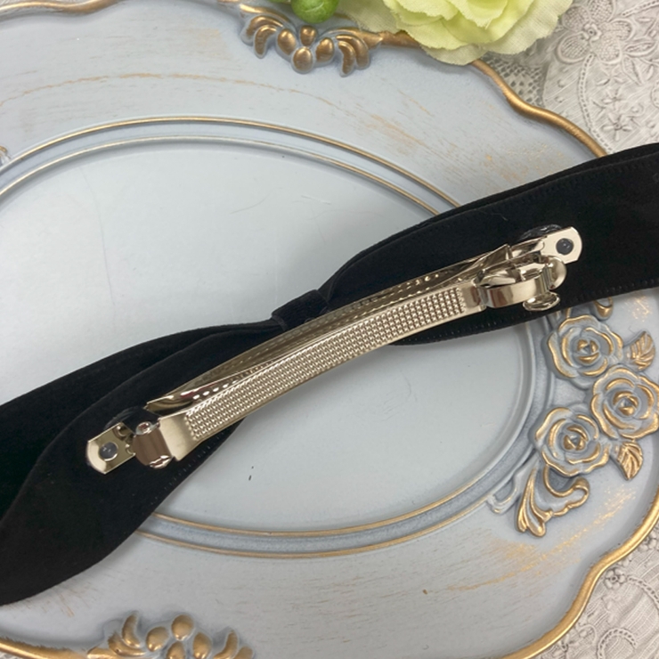 パール付変形リボンヘアクリップ | インナーショップDiamondHearts  | 詳細画像7 