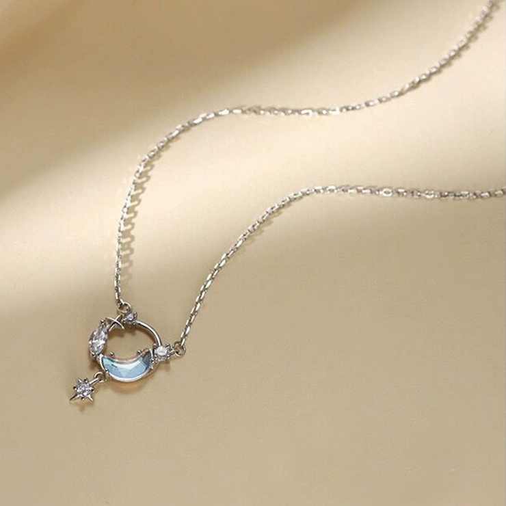 ムーン＆スターネックレス ムーン スター | インナーショップDiamondHearts  | 詳細画像2 