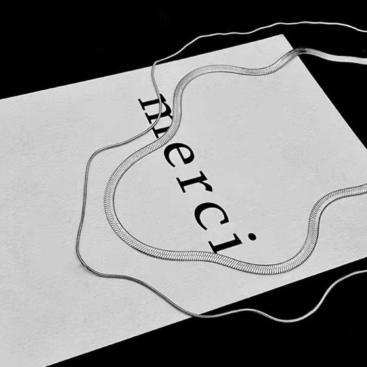 2連スネークチェーンネックレス シルバー ゴールド | インナーショップDiamondHearts  | 詳細画像7 