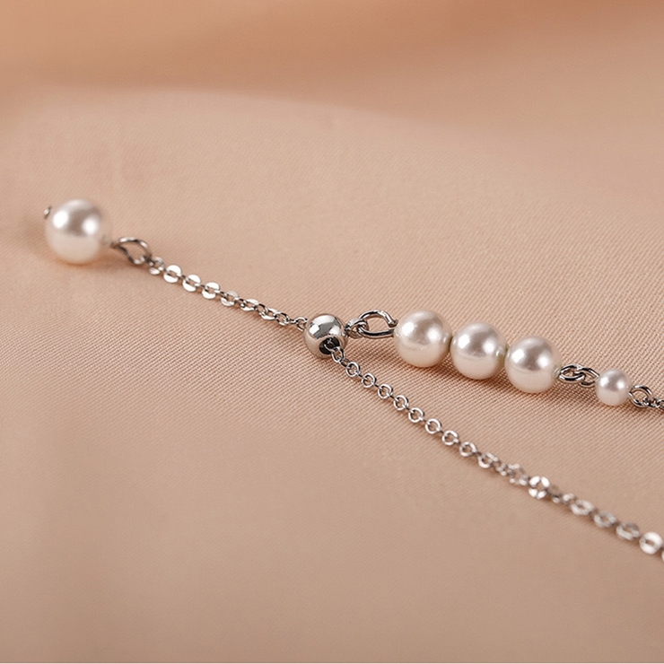 Y字パールネックレス Y字ネックレス パール | インナーショップDiamondHearts  | 詳細画像10 