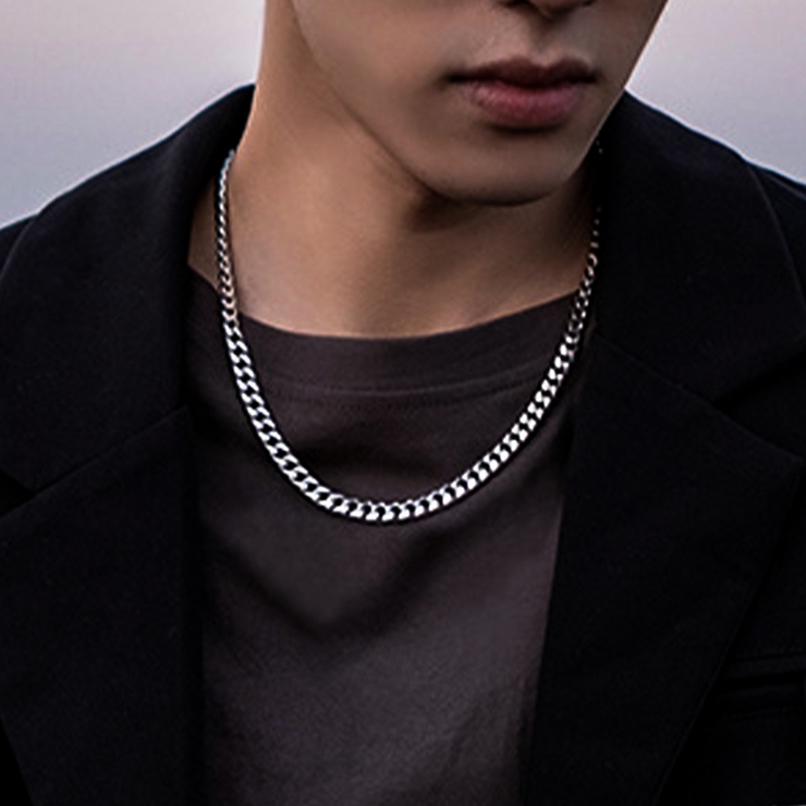 シルバー | チェーンネックレス シルバー ストリート 韓国 韓国ファッション | インナーショップDiamondHearts 