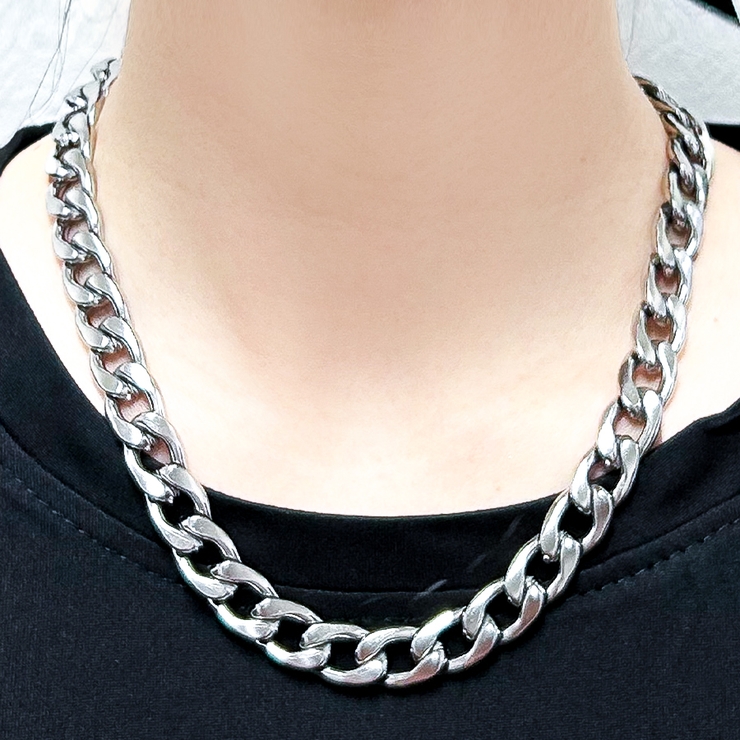 キューバンチェーンネックレス ネックレス チェーンネックレス[品番