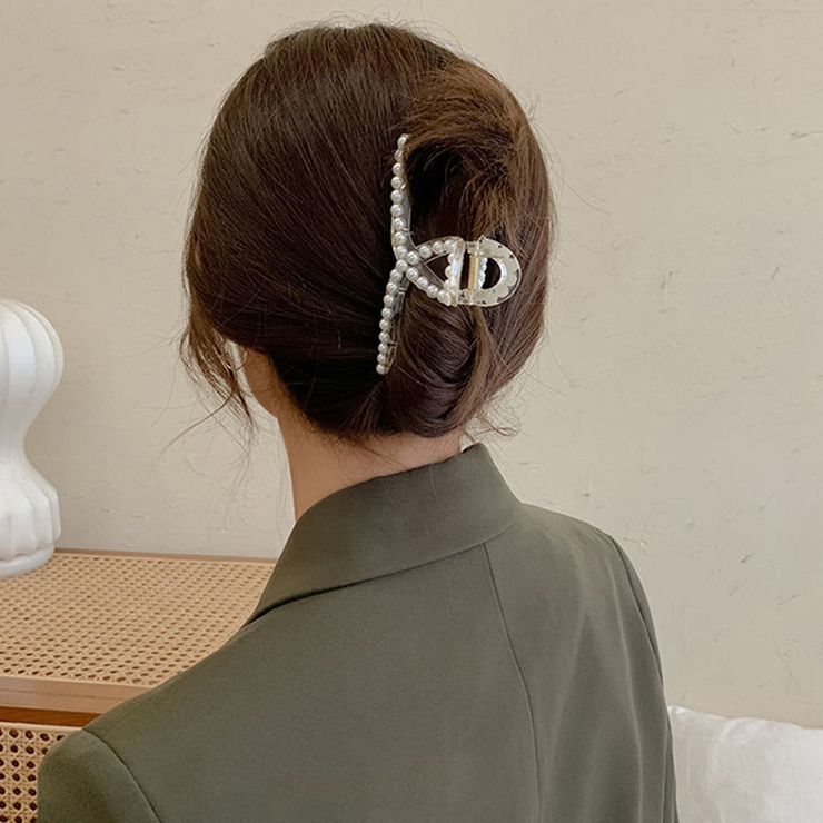 バンスクリップ ヘアアクセサリー ヘアアレンジ アクセント 大人かわいい | Doux Belle  | 詳細画像5 