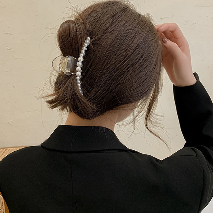 バンスクリップ ヘアアクセサリー ヘアアレンジ アクセント 大人かわいい | Doux Belle  | 詳細画像7 
