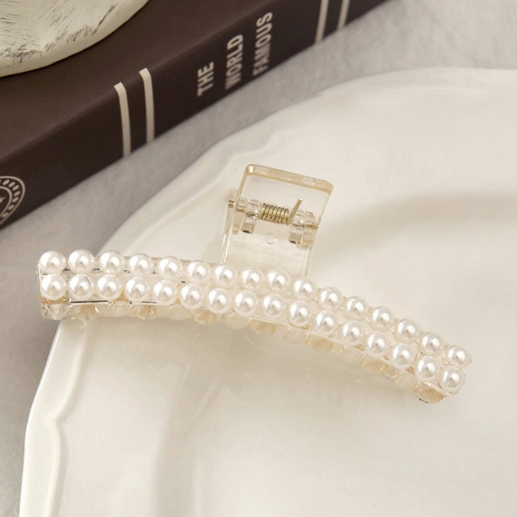 H | バンスクリップ ヘアアクセサリー ヘアアレンジ アクセント 大人かわいい | Doux Belle 