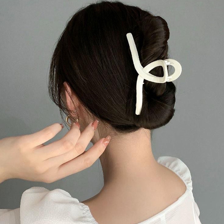 ヘアクリップ まとめ髪 髪飾り バレッタ ループ | Doux Belle  | 詳細画像10 