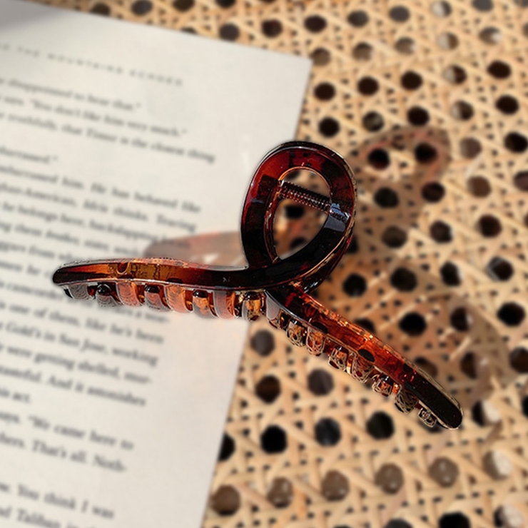 K | ヘアクリップ まとめ髪 髪飾り バレッタ ループ | Doux Belle 