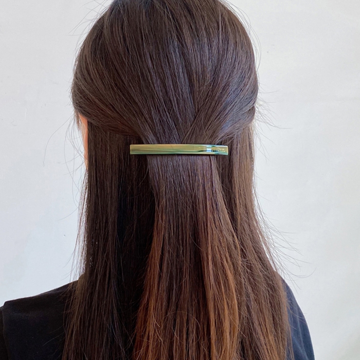 バレッタ ヘアアレンジ オーバル スクエア 大人っぽい | Doux Belle  | 詳細画像9 
