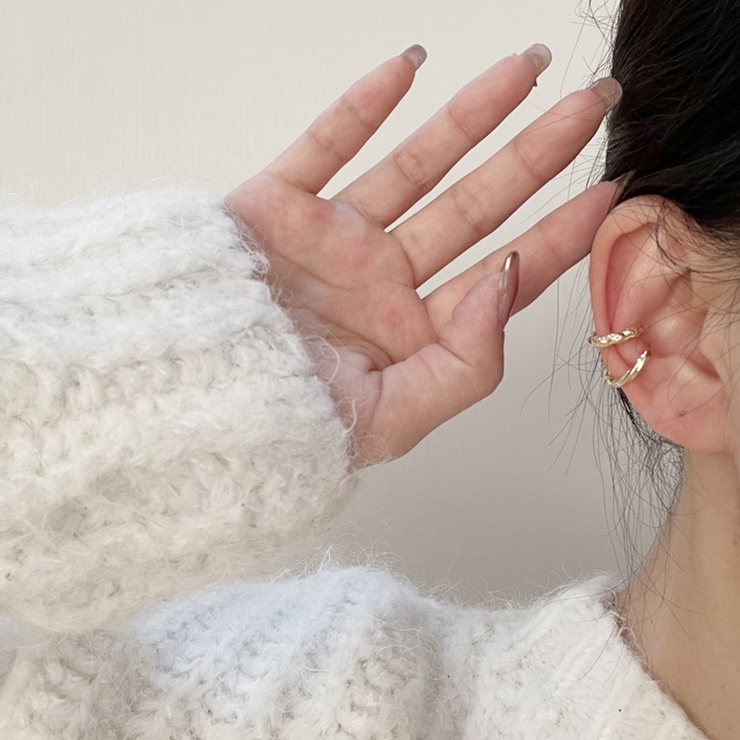 ミニフープイヤーカフ２点セット | Doux Belle  | 詳細画像2 