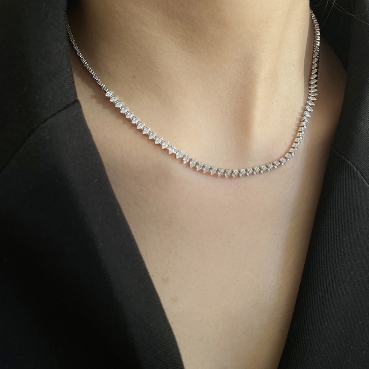 ビジュードッキングチェーンネックレス | Doux Belle  | 詳細画像6 