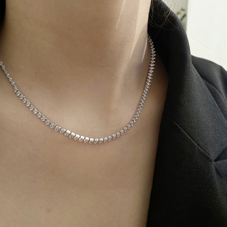 ビジュードッキングチェーンネックレス | Doux Belle  | 詳細画像7 