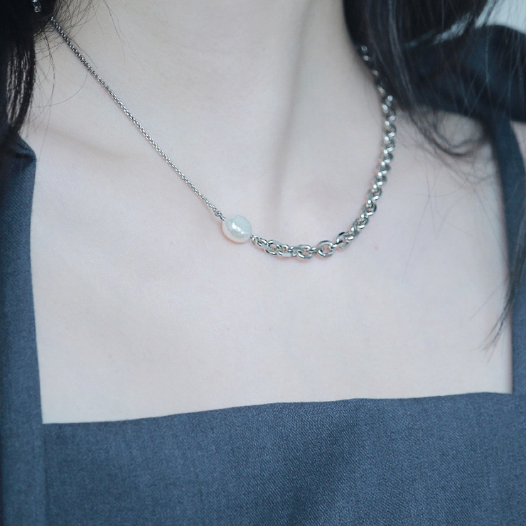 ドッキングデザインチェーンネックレス | Doux Belle  | 詳細画像5 