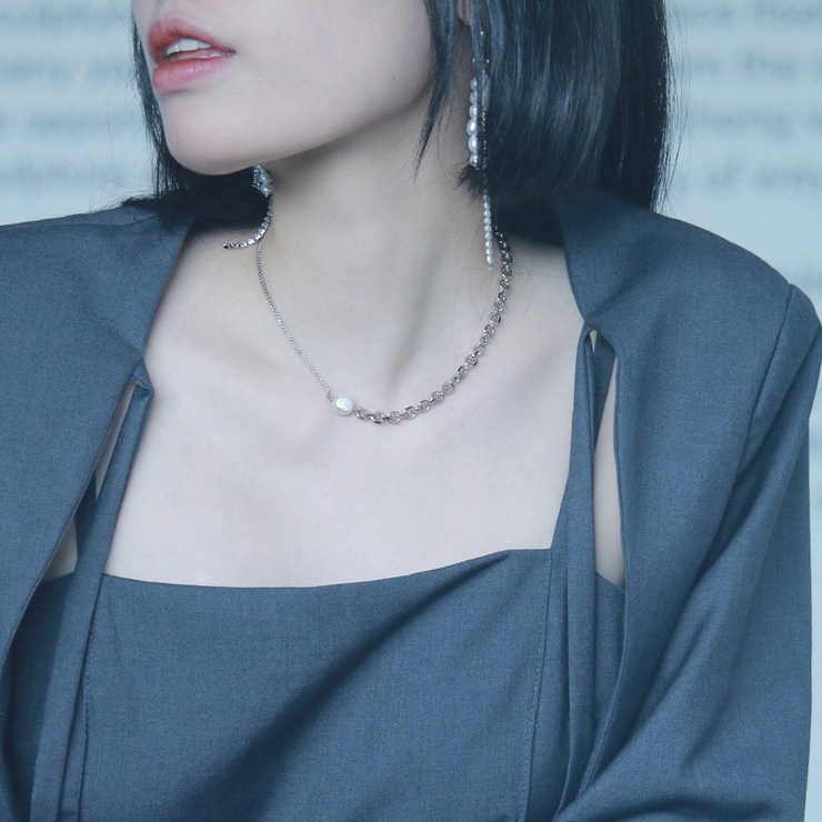 ドッキングデザインチェーンネックレス | Doux Belle  | 詳細画像6 