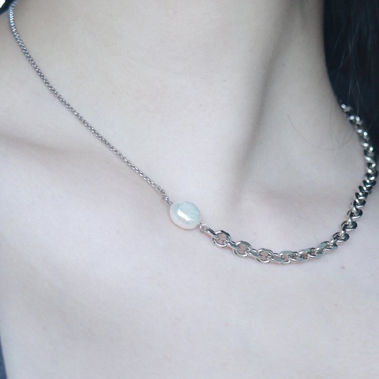 ドッキングデザインチェーンネックレス | Doux Belle  | 詳細画像8 