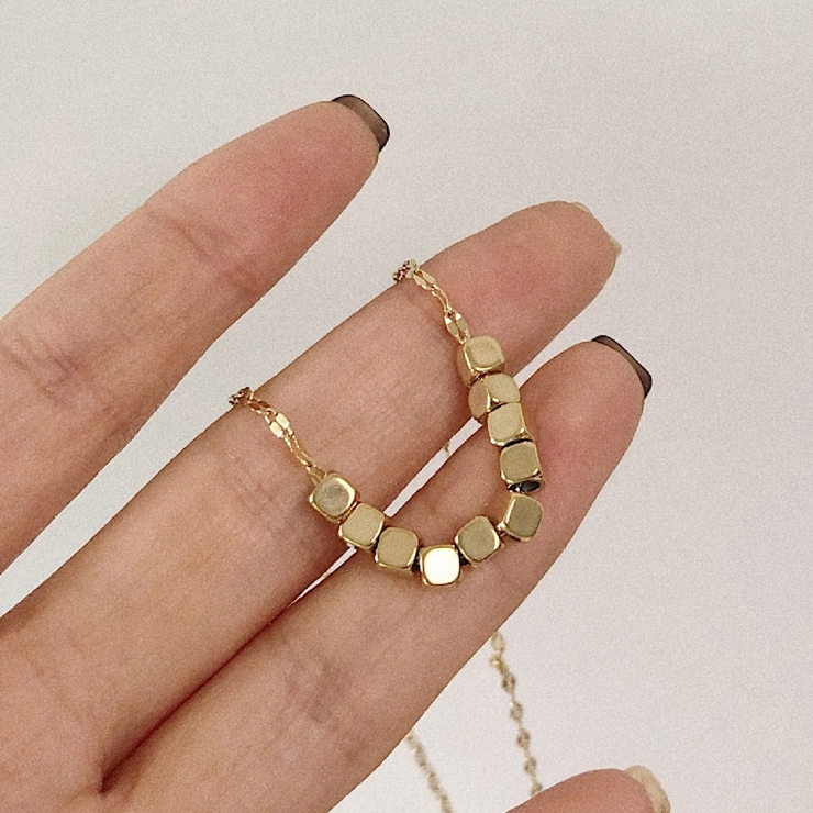 スクエアストーンネックレス | Doux Belle  | 詳細画像2 