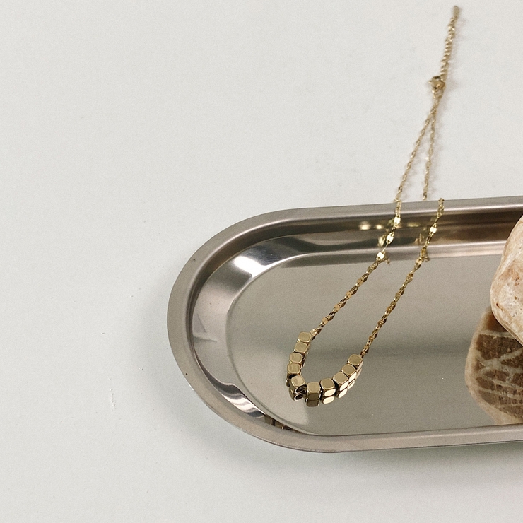 スクエアストーンネックレス | Doux Belle  | 詳細画像3 