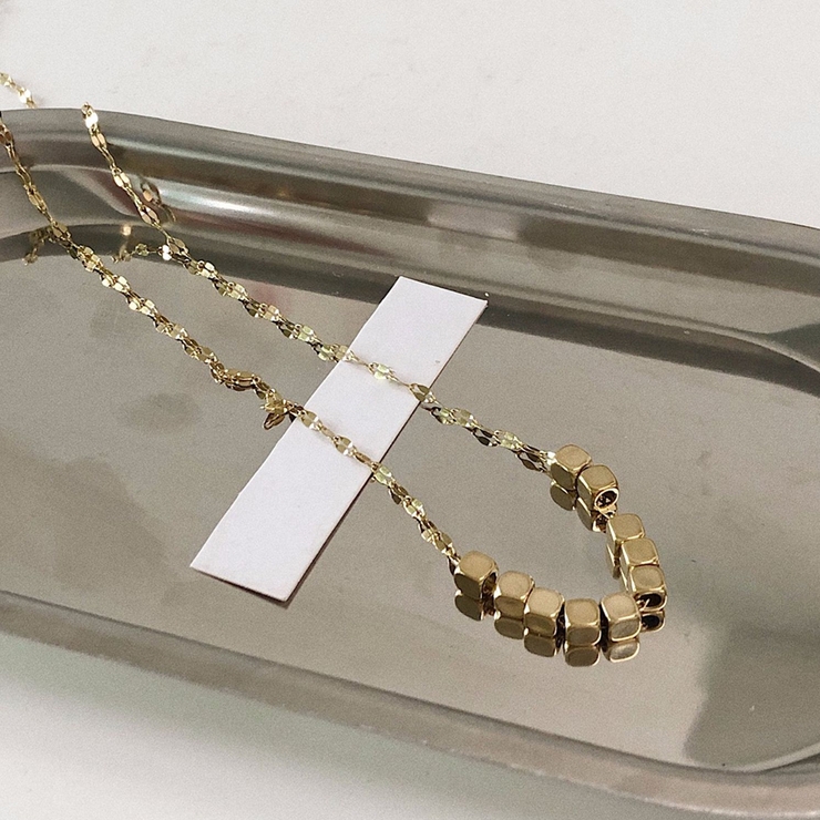 スクエアストーンネックレス | Doux Belle  | 詳細画像5 