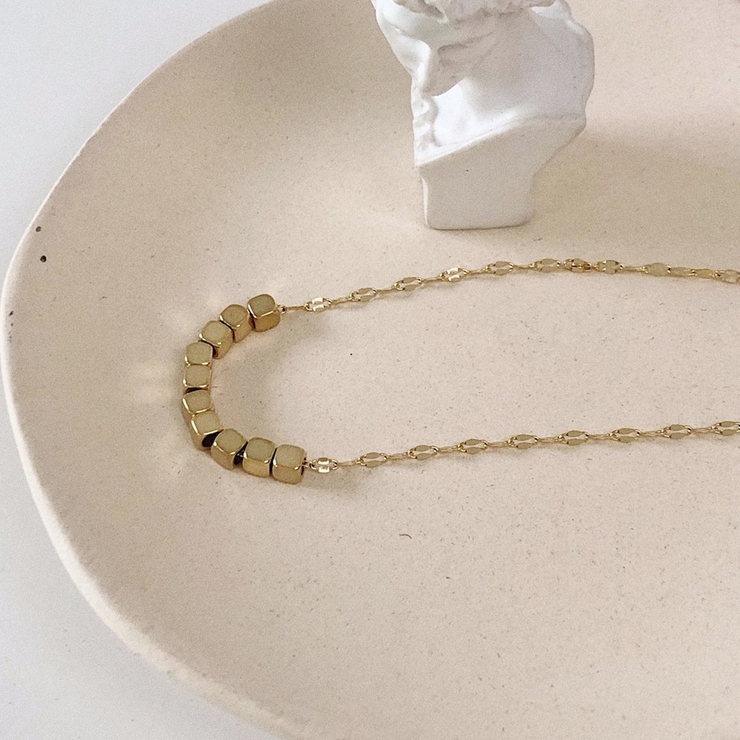 スクエアストーンネックレス | Doux Belle  | 詳細画像6 