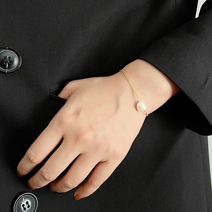 パールストーンゴールドブレスレット | Doux Belle  | 詳細画像2 