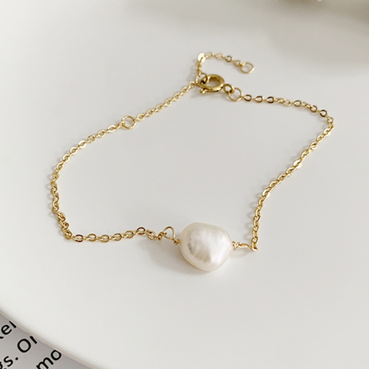 パールストーンゴールドブレスレット | Doux Belle  | 詳細画像4 
