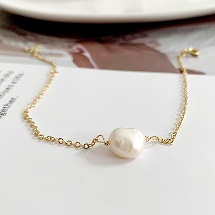 パールストーンゴールドブレスレット | Doux Belle  | 詳細画像5 
