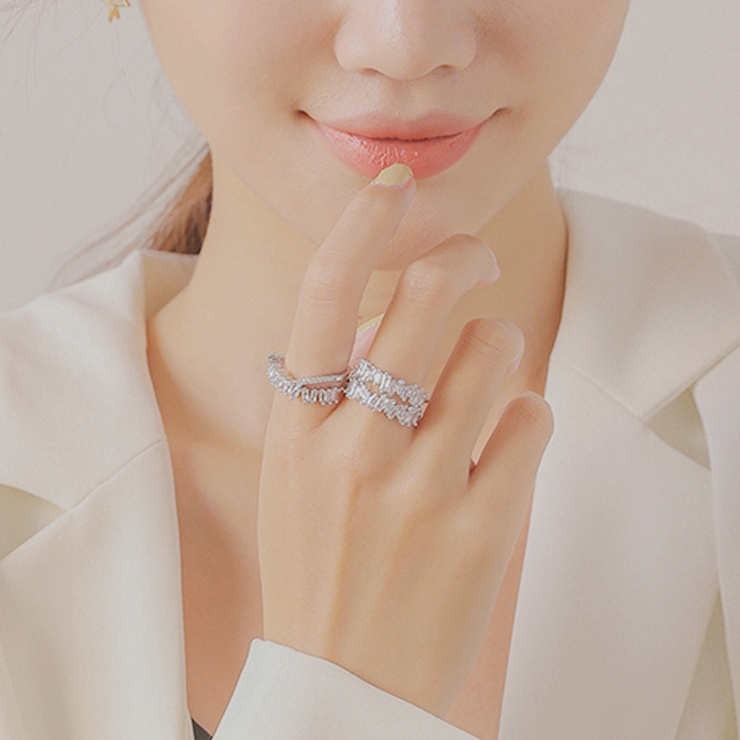 ビジューシルバーリング | Doux Belle  | 詳細画像6 